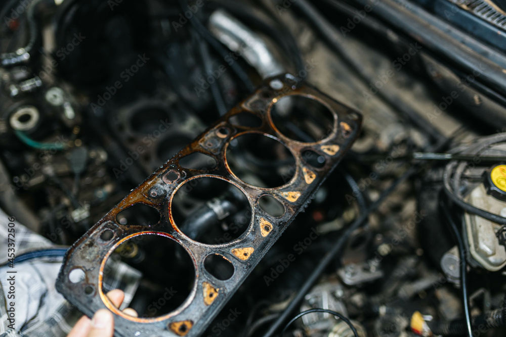 engine gasket, replacement of the cylinder block and head gasket.