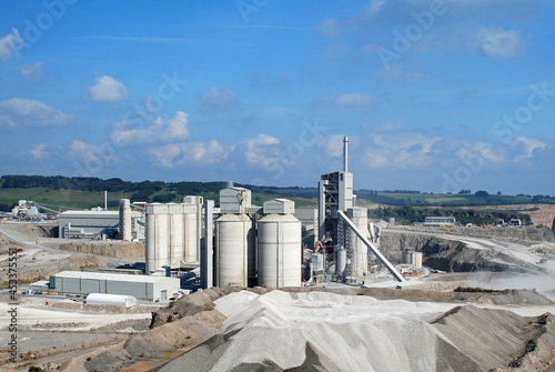 Limestone Quarry in Daylight