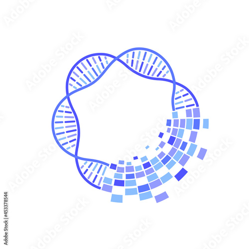 The structure of abstract DNA, DNA molecule, Chromosomes ideas, dna print, dna helix molecule, poster