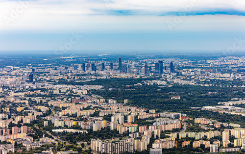 Warszawa - zdjęcie lotnicze z 500 m © Drone in Warsaw