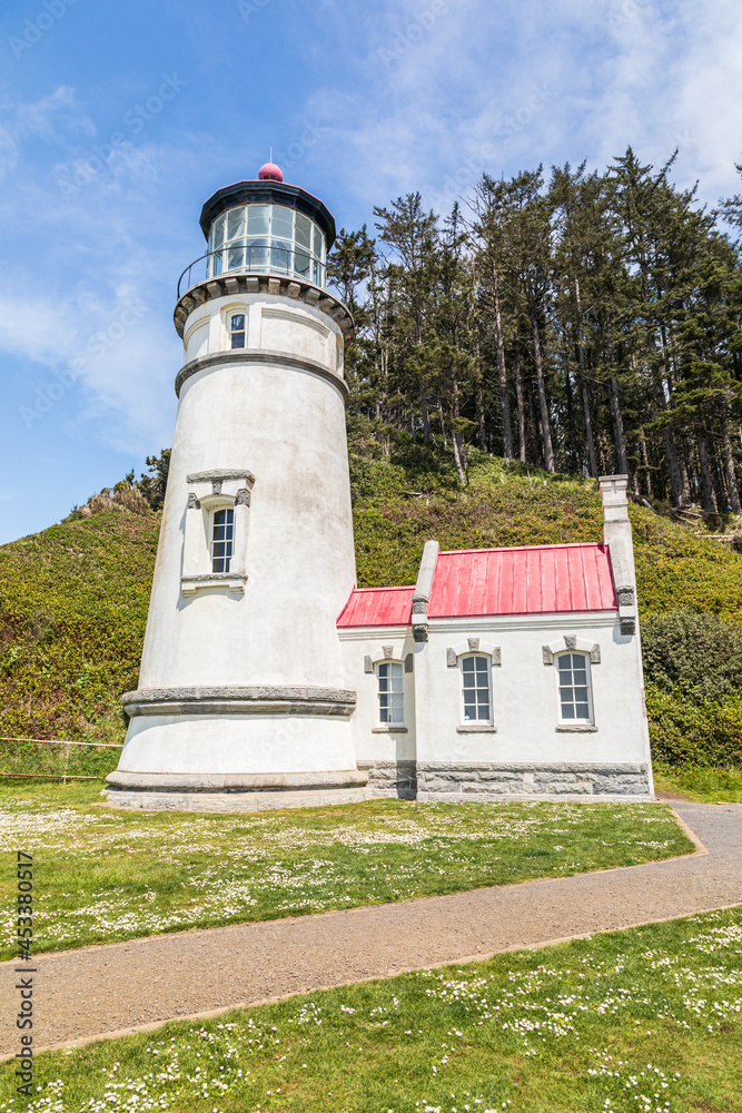 The Heceta Head Lighthouse on the Oregon coast.
