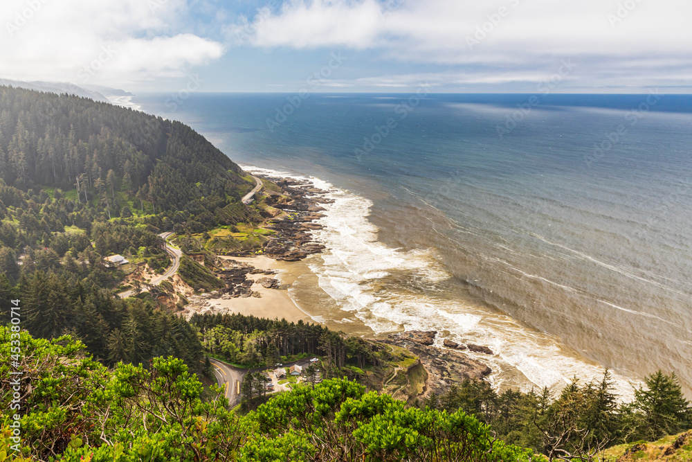 View from Cape Perpetua on the Oregon coast.