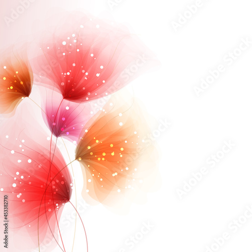vector background with Flowers