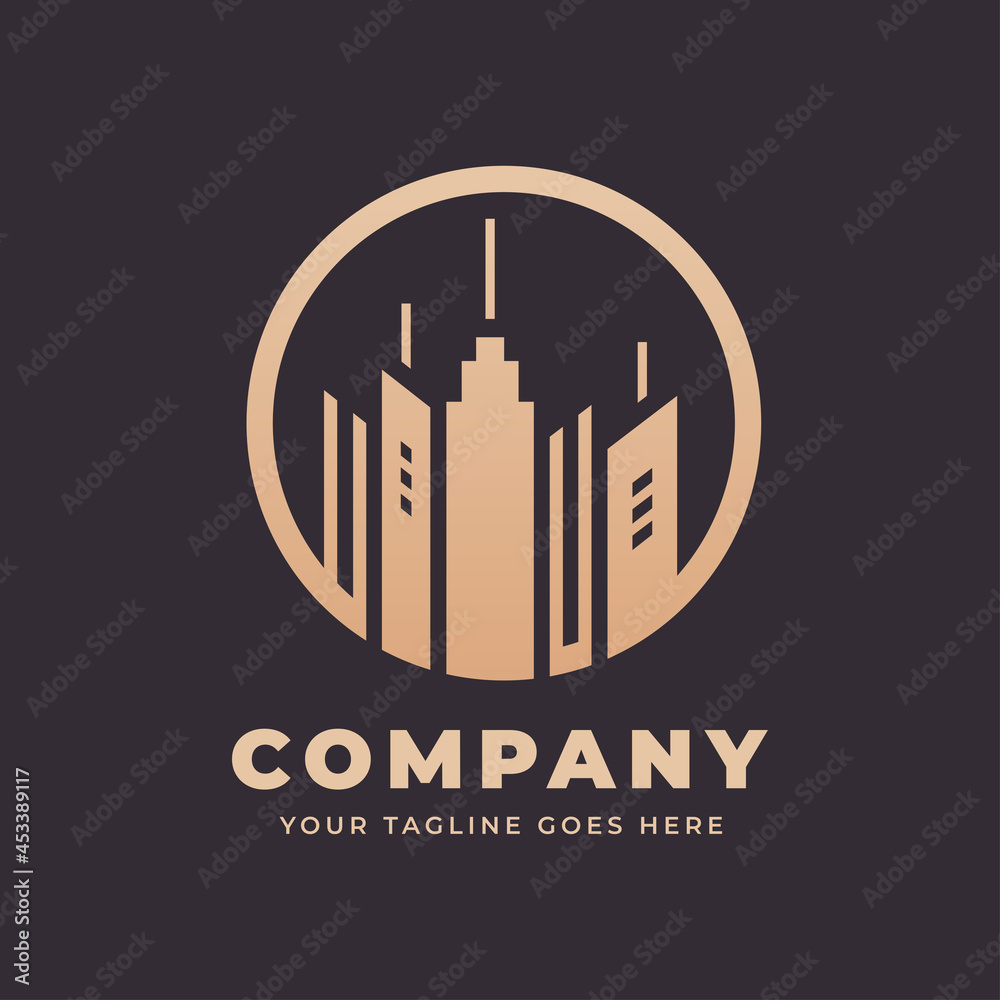 Modern Real Estate Logo Template Modern Real Estate Logo Template