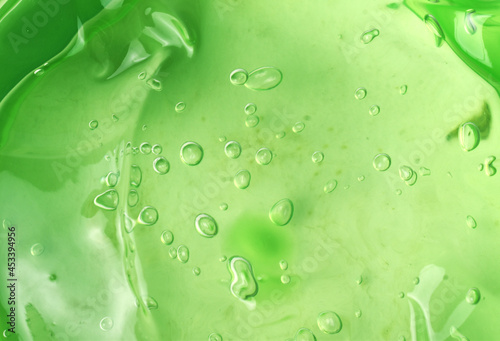Up close, aloe vera gel is great for presentations.