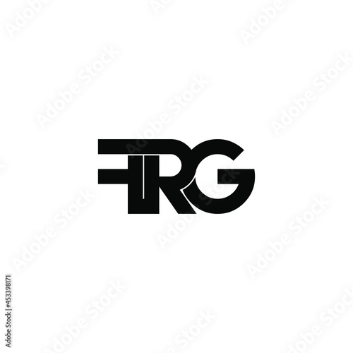 frg initial letter monogram logo design