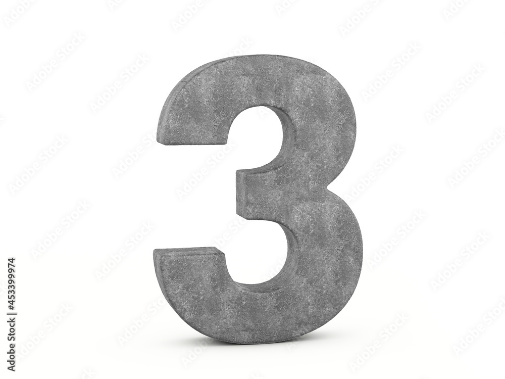 Concrete number three Concrete number three