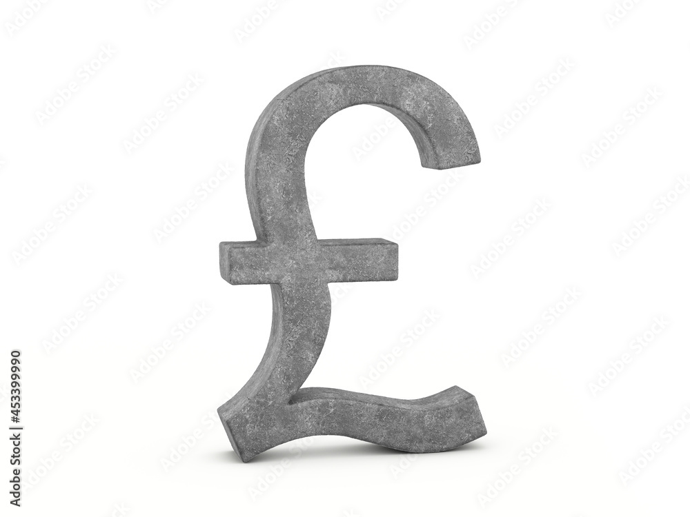 Concrete pound symbol Concrete pound symbol