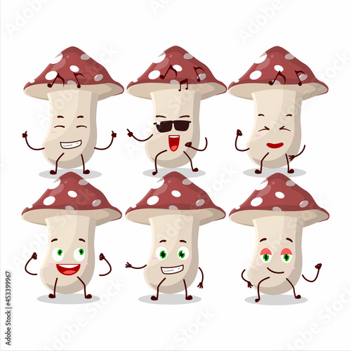 An image of amanita dancer cartoon character enjoying the music