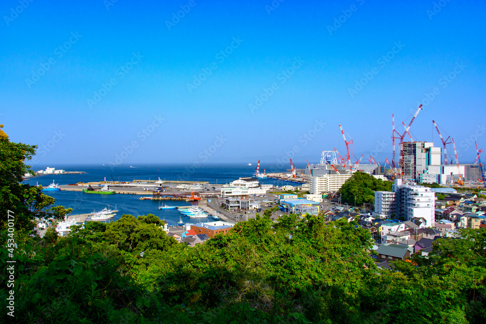 panorama of the town country