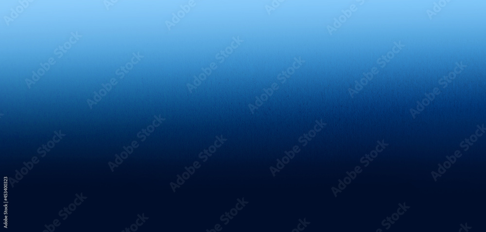 Banner plain solid dark deep blue color and light blue gradation background or backdrop for decoration