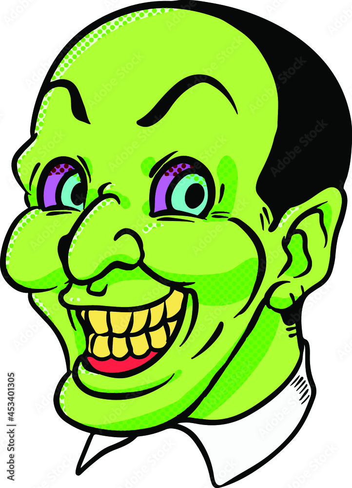 Fototapeta premium 怪人の顔