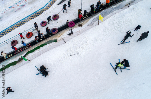 Ice and snow Sports in Huai 'an, Jiangsu Province, China