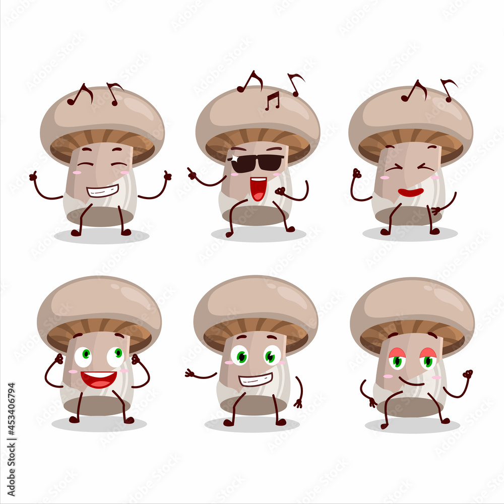Obraz premium An image of portobelo dancer cartoon character enjoying the music