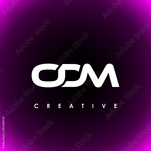 ODM Letter Initial Logo Design Template Vector Illustration photo