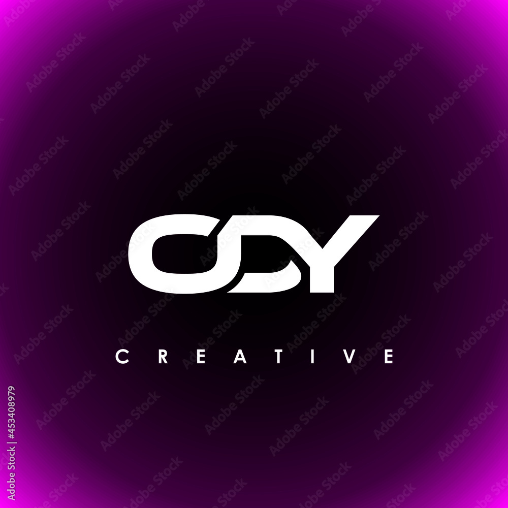 ODY Letter Initial Logo Design Template Vector Illustration ODY Letter Initial Logo Design Template Vector Illustration