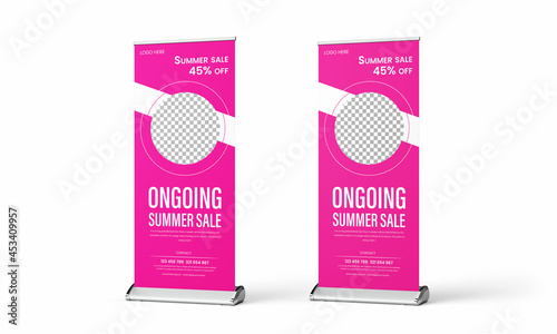 fashion sale roll up x banner