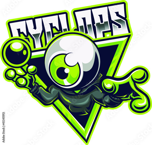 Bild auf Leinwand cyclops gaming esport mascot logo