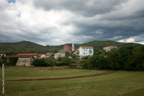 village škrbina in region kras, carso slovenia