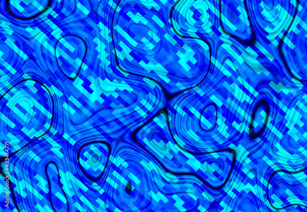 3d illustration of abstract shape and striped square and rectangle pattern. 3d illustration of abstract shape and striped square and rectangle pattern.