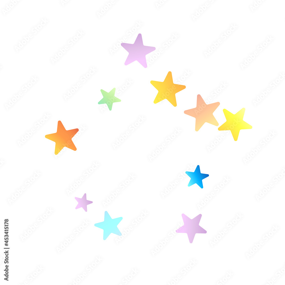 Rainbow Festive Confetti. Carnival Star Falling. Rainbow Festive Confetti. Carnival Star Falling.