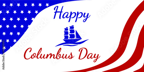 abstract, advertising, america, american, background, banner, blue, card, celebrate, celebration, christopher, columbus, columbus day, country, day, design, discover, discoverer, discovery, event, fla