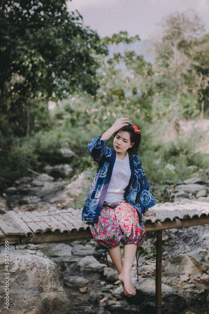 Obraz premium Travel to take photos on vacation.