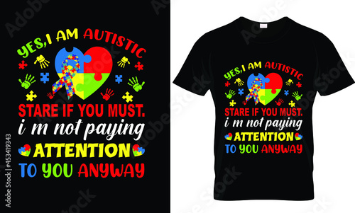 AUTISM T-SHIRT DESIGN-Autism puzzle T Shirt, T Shirt Design Idea, photo