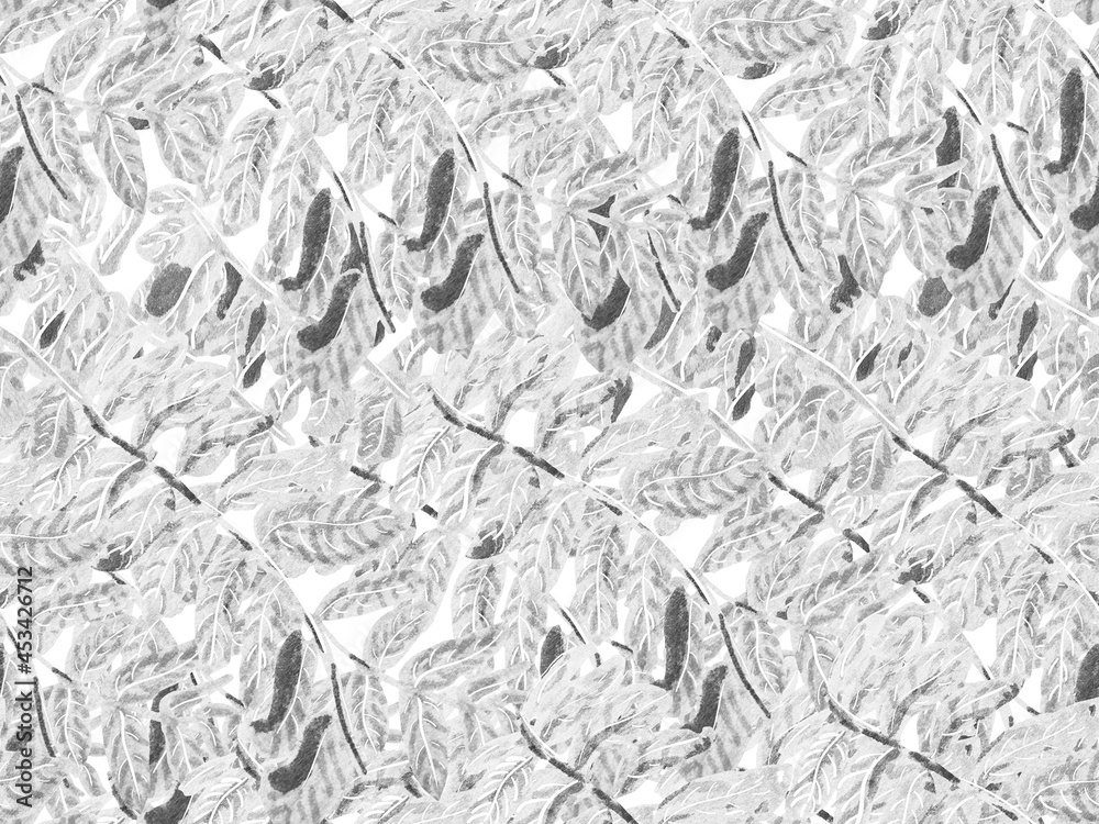 Simple Tropical Clean Seamless Pattern. Monochrome and Greyscale Naive Doodle Jungle Design. Floral Creative Summer Print. Hand Drawn Hawaii Forest Illustration. Exotic Swimwear Foliage Background. Simple Tropical Clean Seamless Pattern. Monochrome and Greyscale Naive Doodle Jungle Design. Floral Creative Summer Print. Hand Drawn Hawaii Forest Illustration. Exotic Swimwear Foliage Background.