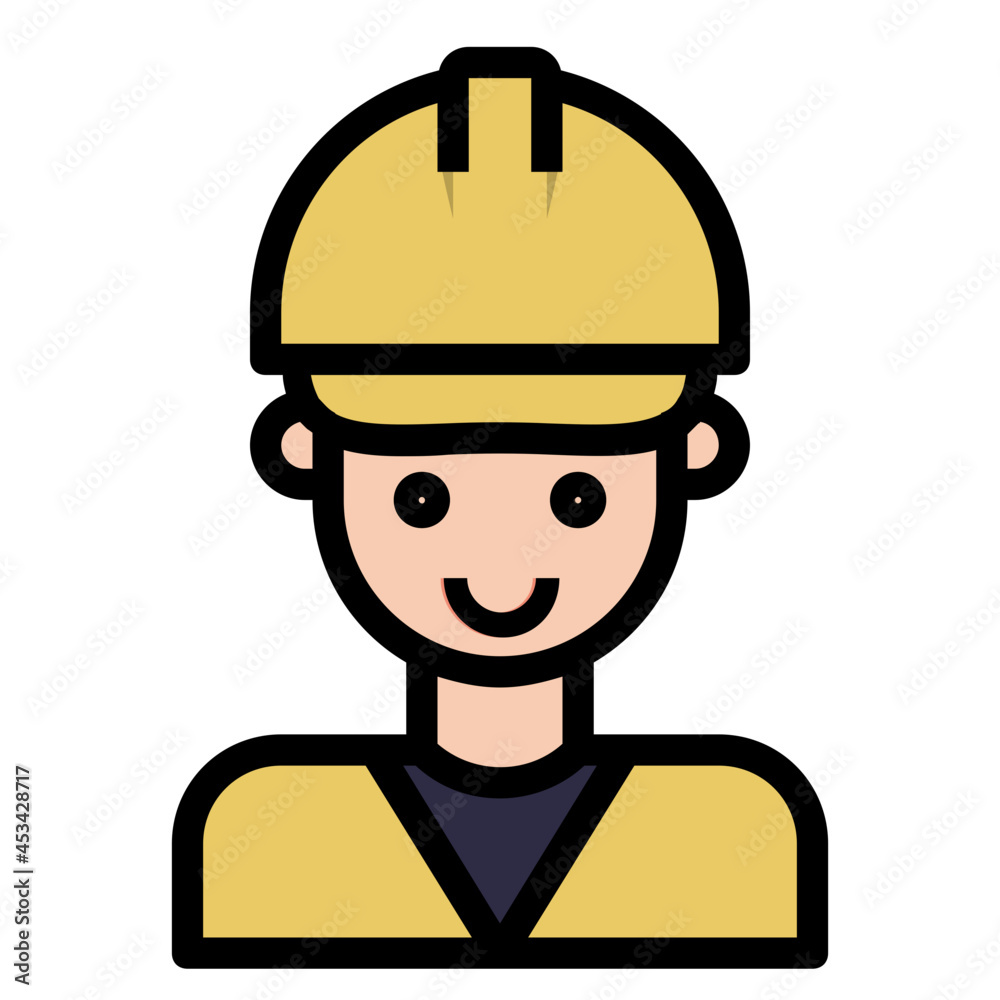 engineer line icon