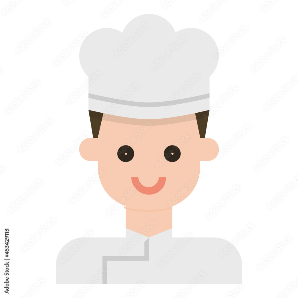 chef flat icon chef flat icon