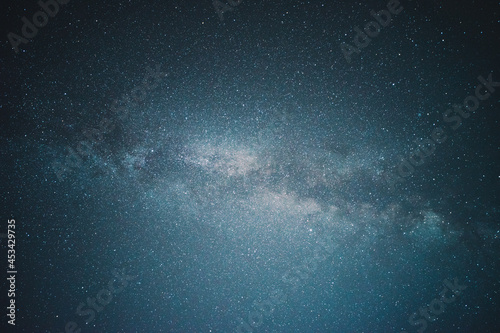 Milky way at night with stars