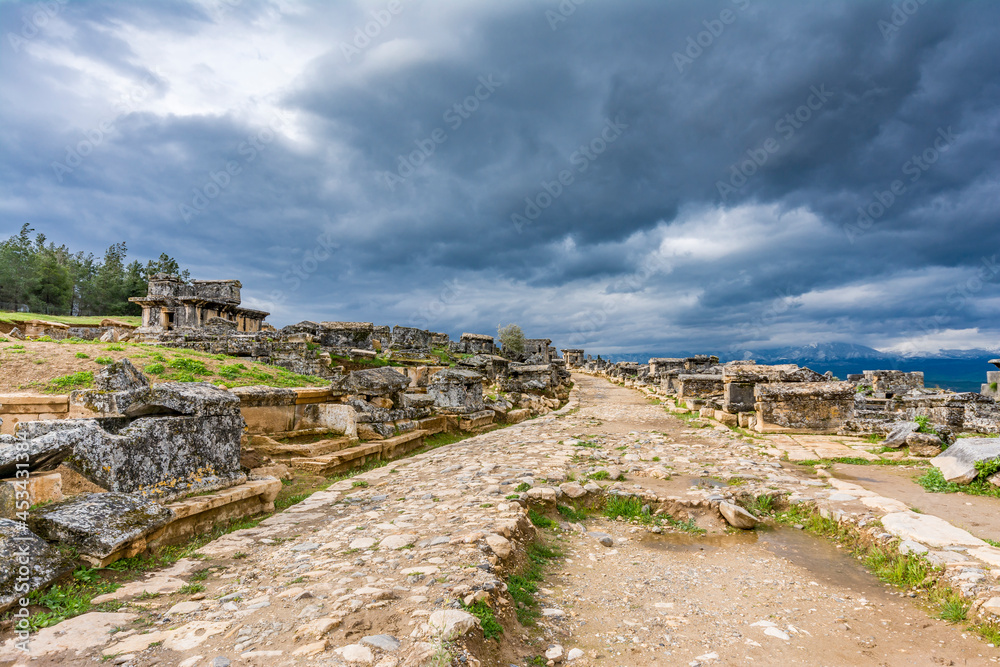 The Hierapolis Ancient City şn Turkey The Hierapolis Ancient City şn Turkey
