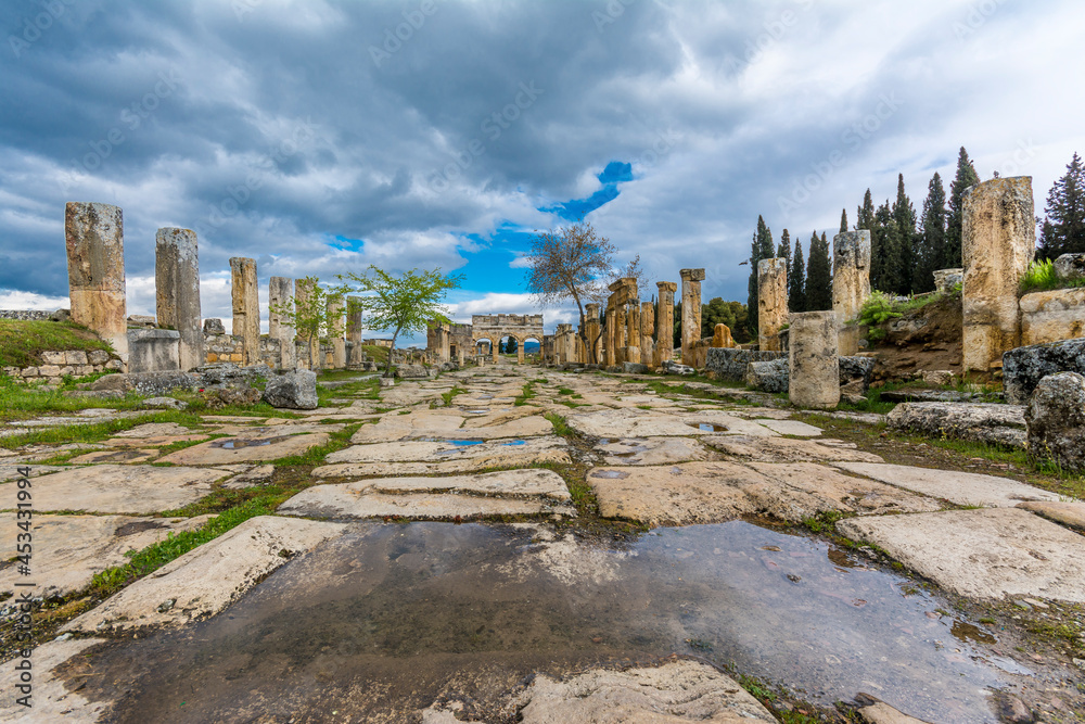 The Hierapolis Ancient City şn Turkey
