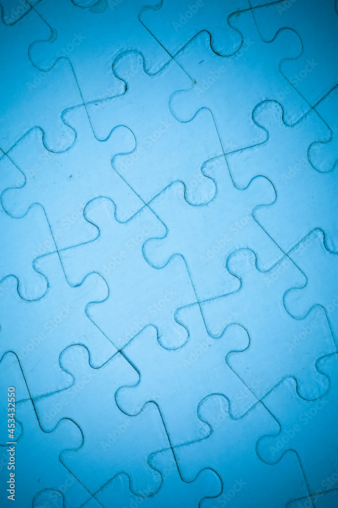 Blue Jigsaw puzzle background. Blue Jigsaw puzzle background.