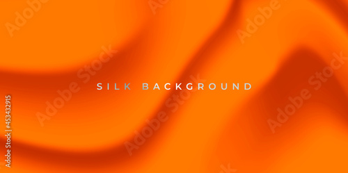 Colored luxury silk, satin, fabric background with copy space