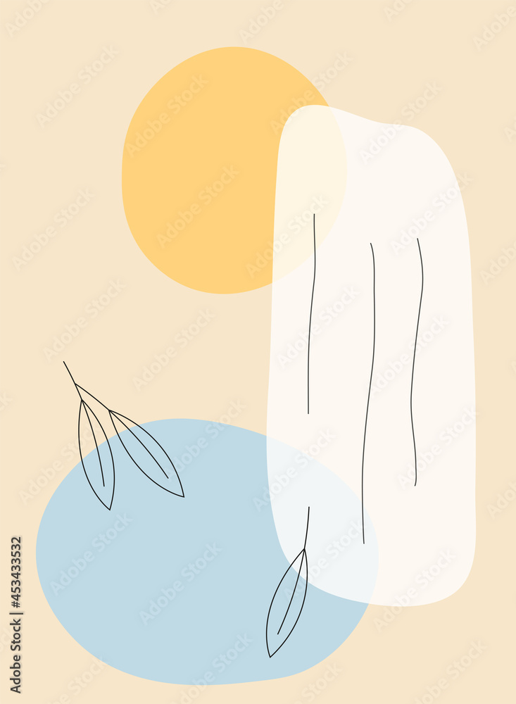 Modern minimalist abstract illustrations with antique column for wall decoration, postcard or brochure cover design Modern minimalist abstract illustrations with antique column for wall decoration, postcard or brochure cover design
