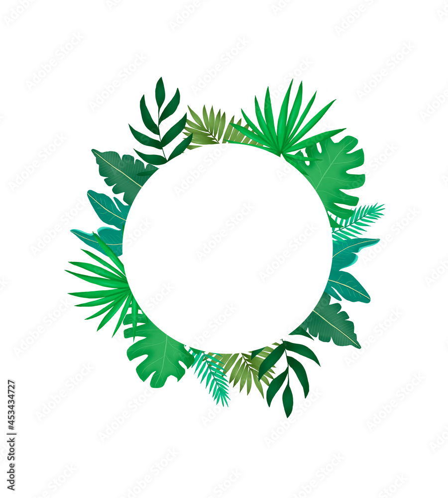A set of tropical leaves Exotic Nature Leaves Plants Surrounding world A set of tropical leaves Exotic Nature Leaves Plants Surrounding world