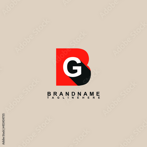 consists of letters B and G alphabet logo that combines 2 letters into one logo or symbol that is unique and original.