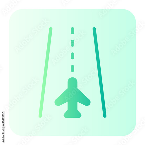 runway gradient icon