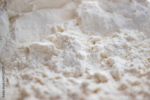 poured flour texture