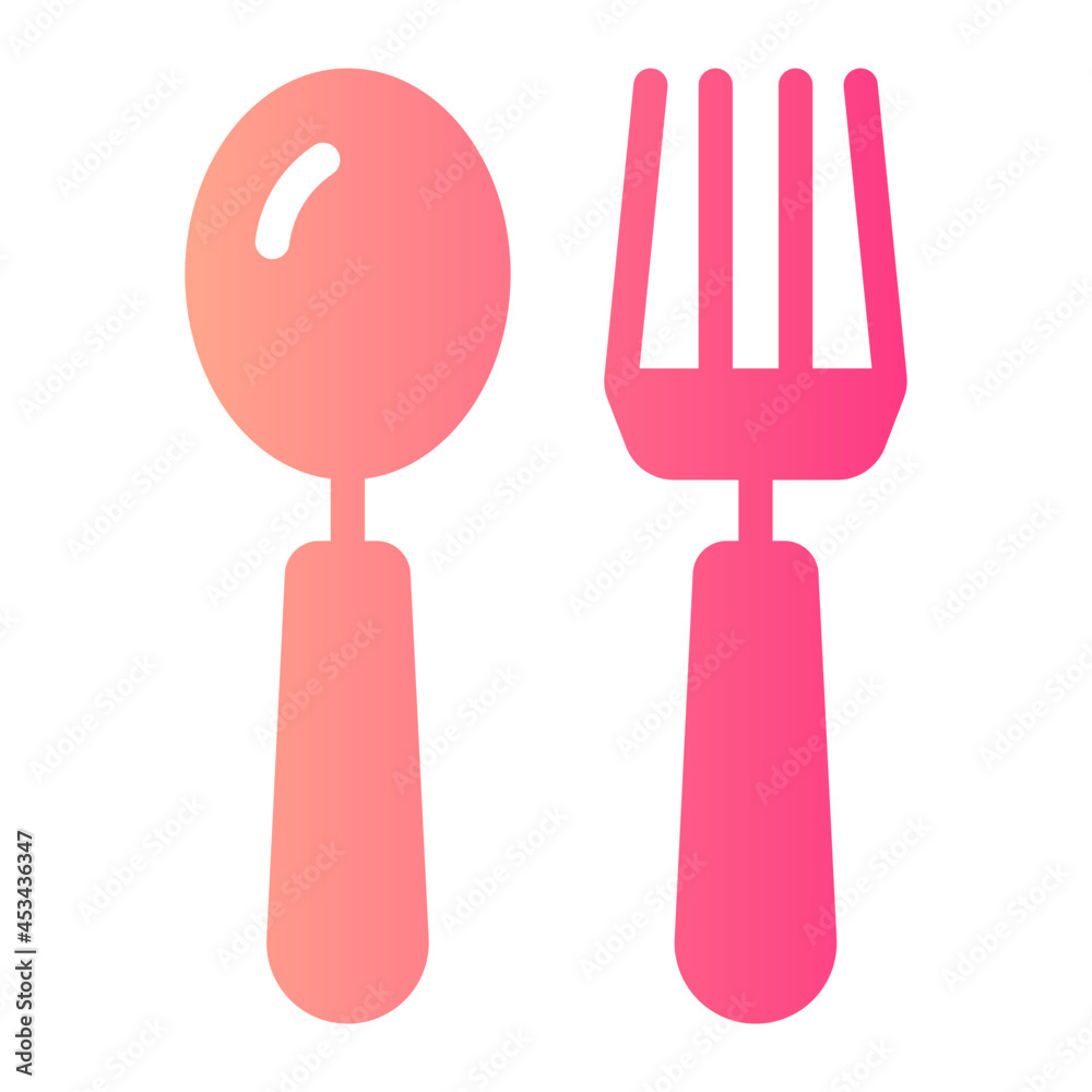 restaurant gradient icon restaurant gradient icon