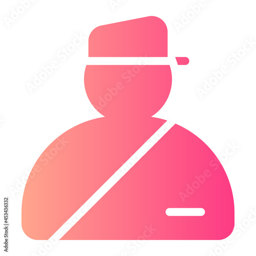 officer gradient icon