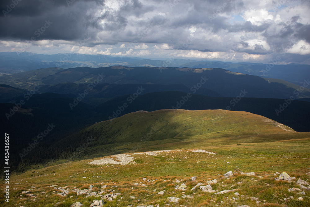 Fototapeta premium view on mountains