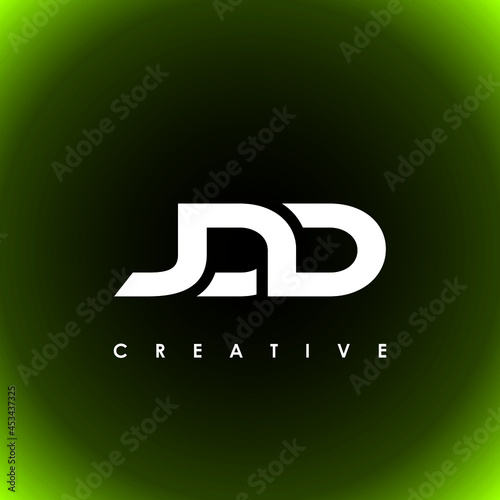 JDD Letter Initial Logo Design Template Vector Illustration