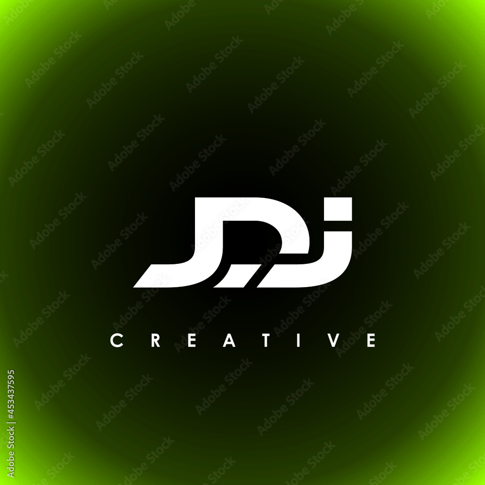 JDI Letter Initial Logo Design Template Vector Illustration