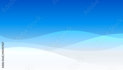 elegant blue wave presentation business background