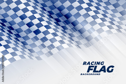 abstract racing flag tournament background
