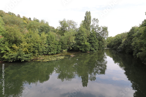 La riviere Clain  ville de Poitiers  departement de la Vienne  France