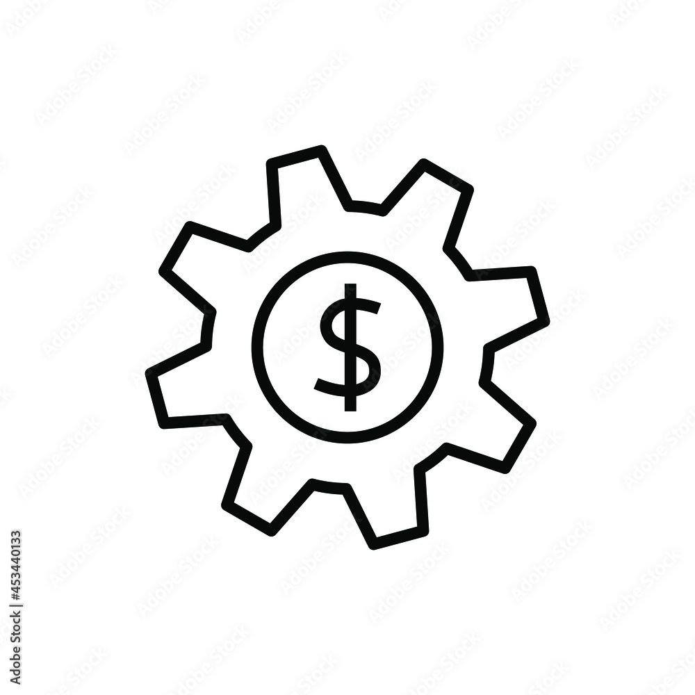 Finance management icon vector graphic Finance management icon vector graphic
